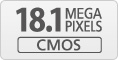 18.1 megapixel CMOS