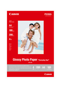 Papier Photo Glacé « usage quotidien » Canon GP-501 - A4, 4x6 (10