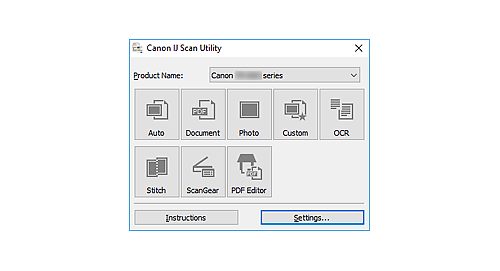 Scan utility. Canon IJ Printer Utility. Canon quick menu печать в черно белом.